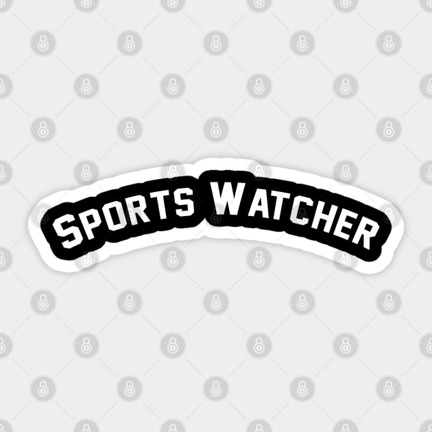 Sports Watcher Sticker by TrikoCraft